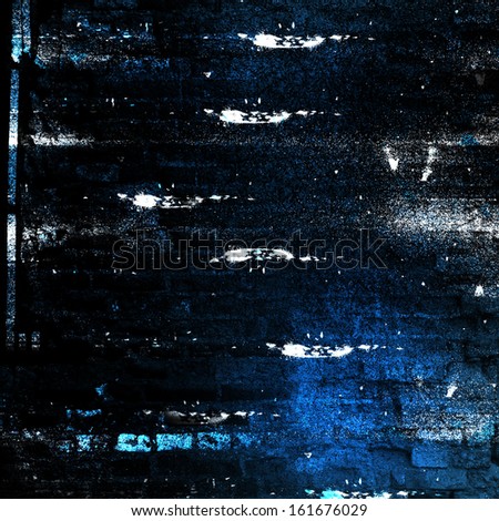 dark blue background with grunge texture brick