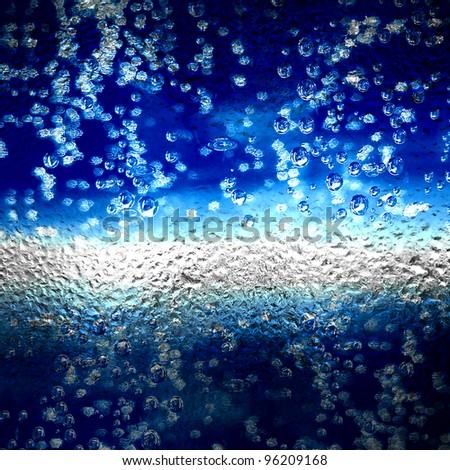 perspiring glass aquarium background