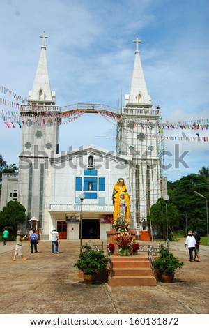 Christ church in the north east of Thailand