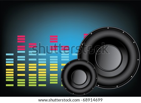 speakers wallpaper. speaker background vector