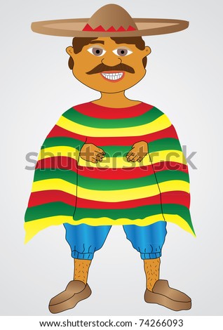 funny mexican. stock vector : funny mexican