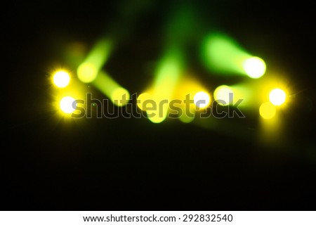Defocus club light. Blurry lights. Club lights for designer.