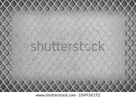 Metal texture with net decoration