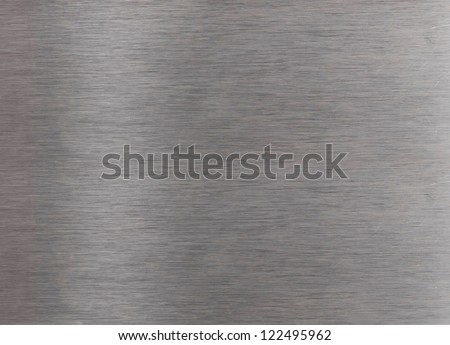 Brushed aluminum metal plate