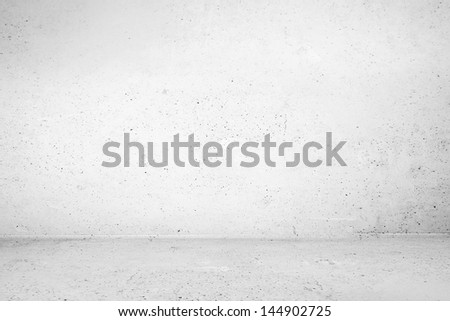 Industrial blank room with shadow