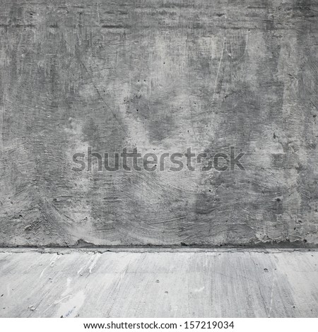 Stone Old And Weathered Surface Of Wall In The Industrial Interior Of The Street