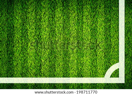 Natural green football field background