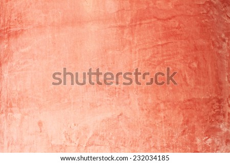 Stone red painted wall surface