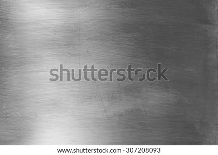 Shiny silver metal surface