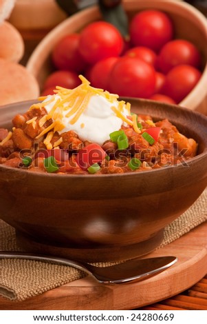 Home Made Bowl Of Chili