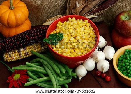 Vegetables For A Thanksgiving Feast