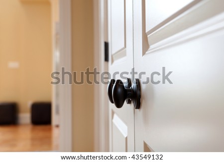 Black Door Knob