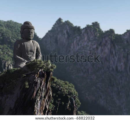 buddha stone statues