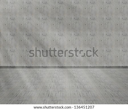 Empty interior Room. Digital background for studio photographers