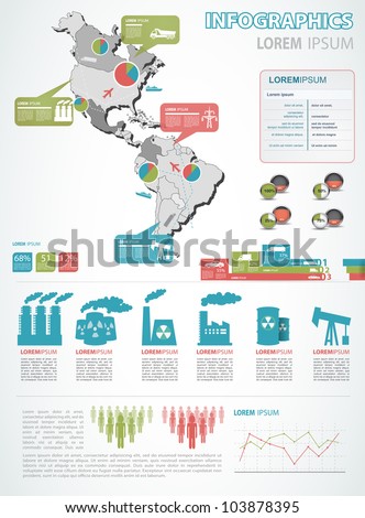 American Map Vector