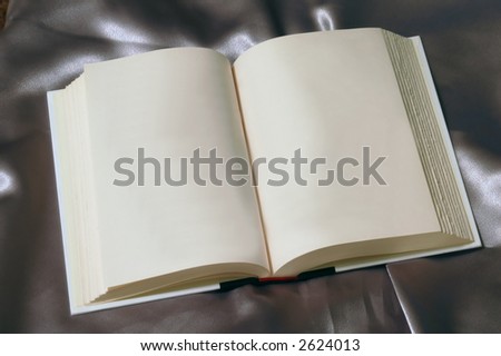 Blank book/novel to be edited