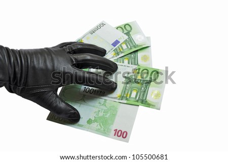 Thief Stealing Money