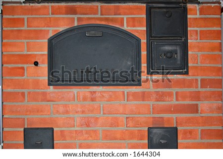 Brick oven in Finland