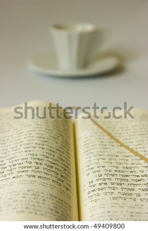 Holy Bible and a cup of coffee