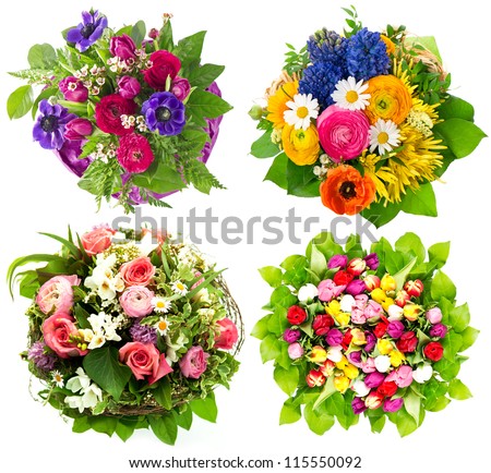 Colorful Real Flowers