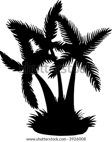 palm tree silhouette clip art. palm tree clip art coconut