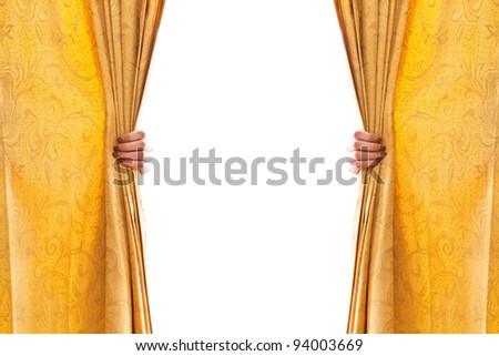Opening the curtain