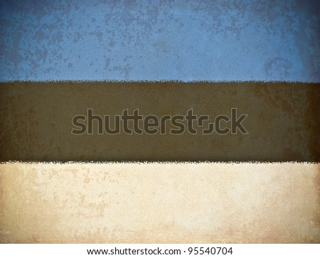 old grunge paper with Estonia flag background