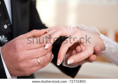 Hands with rings