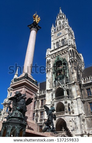 New Town Hall in Munich, Germany.