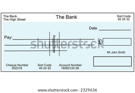 Blank Cancelled Cheque