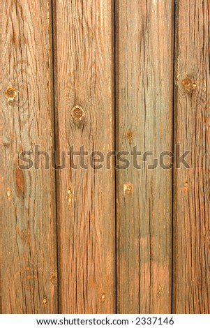 Old wooden fence close up.