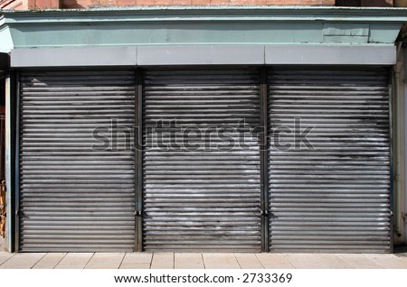 Metal  shop shutters