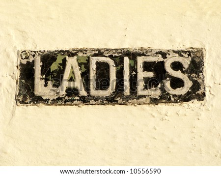 Old Ladies sign.