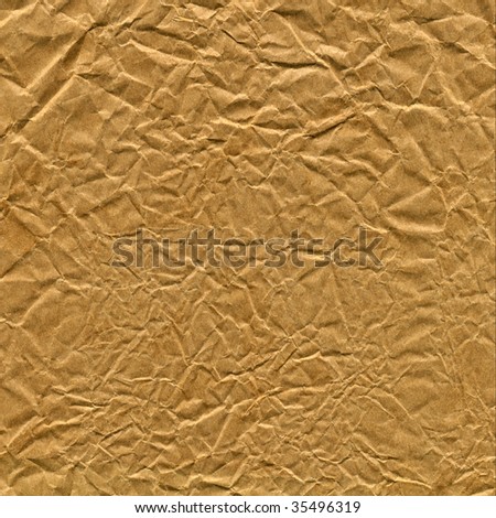 Close up crumpled brown paper texture and background - Stock Image -  Everypixel
