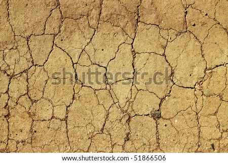 Dry cracked mud close up natural abstract background.
