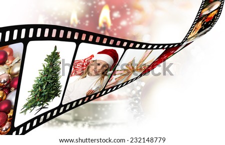 A film with Christmas photos