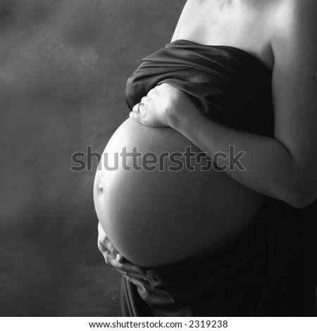 36 weeks pregnant. stock photo : 36 Weeks