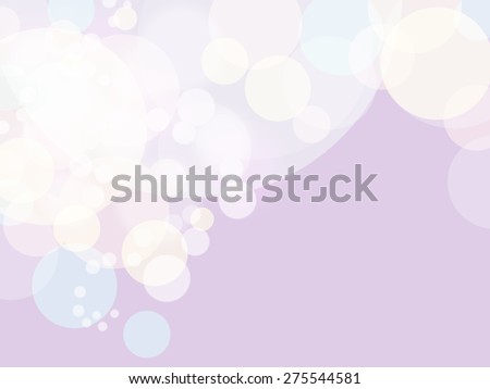 pastel shade bubble on purple background