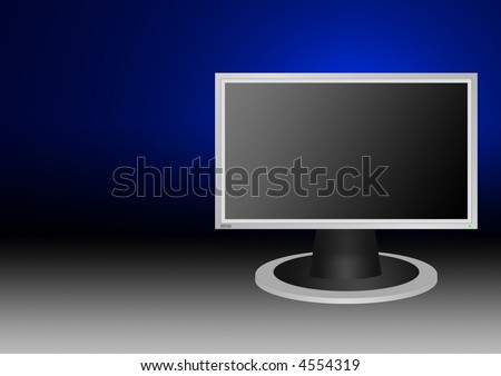 The high resolution of image LCD of the monitor for style  background
