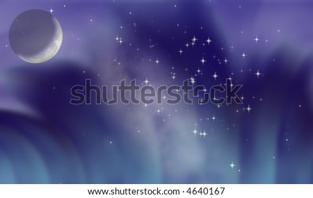 stock photo : Moonlight night moonlight night. stock photo : Moonlight night