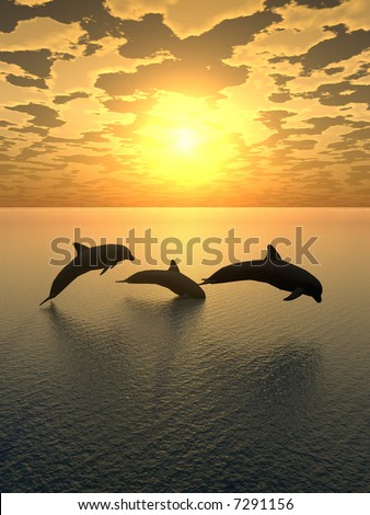 Pictures Of Dolphins In The Ocean. dolphins floating at ocean