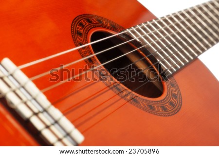 Acoustic six-string guitar