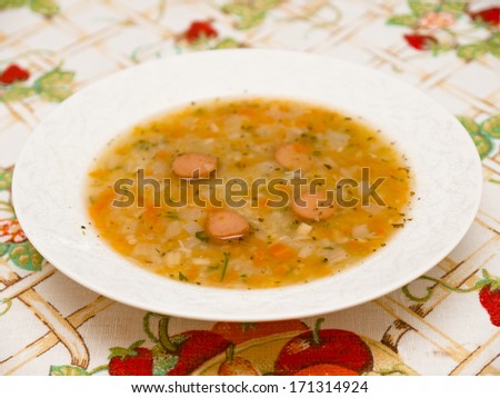 Saxonian potato soup