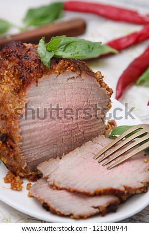 Roasted meat