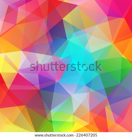 abstract background consisting of triangles
