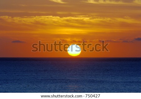 Pacific Ocean sunrise in Mexico. 12MP camera.