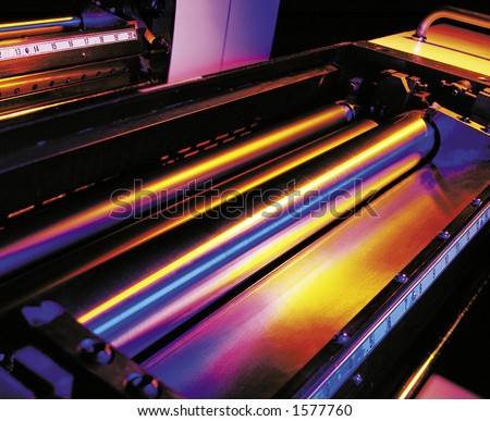 rollers printing press