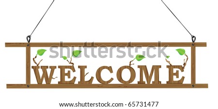 Wooden Welcome Signs