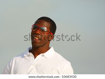 Black Male Smiling Portrait