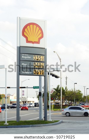 Miami FL 33172 Fuel Prices. Fuel Price Sign Shot On 03-24-2008